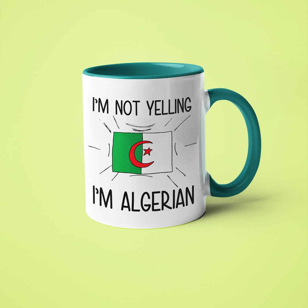 Algerian Loud And Proud Coffee Mug, I'm Not Yelling I'm Algerian Mug - KayoMugs