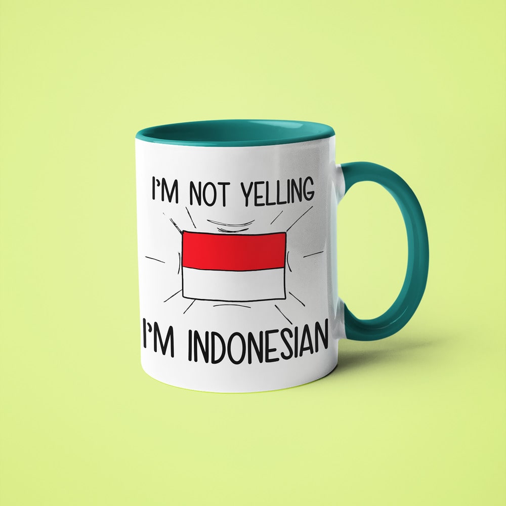 Indonesian Loud And Proud Coffee Mug, I'm Not Yelling I'm Indonesian Mug - KayoMugs