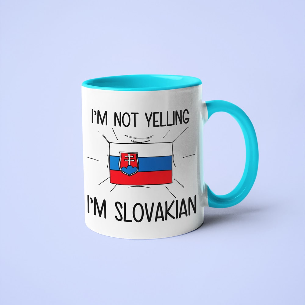 Slovakian Loud And Proud Coffee Mug, I'm Not Yelling I'm Slovakian Mug - KayoMugs