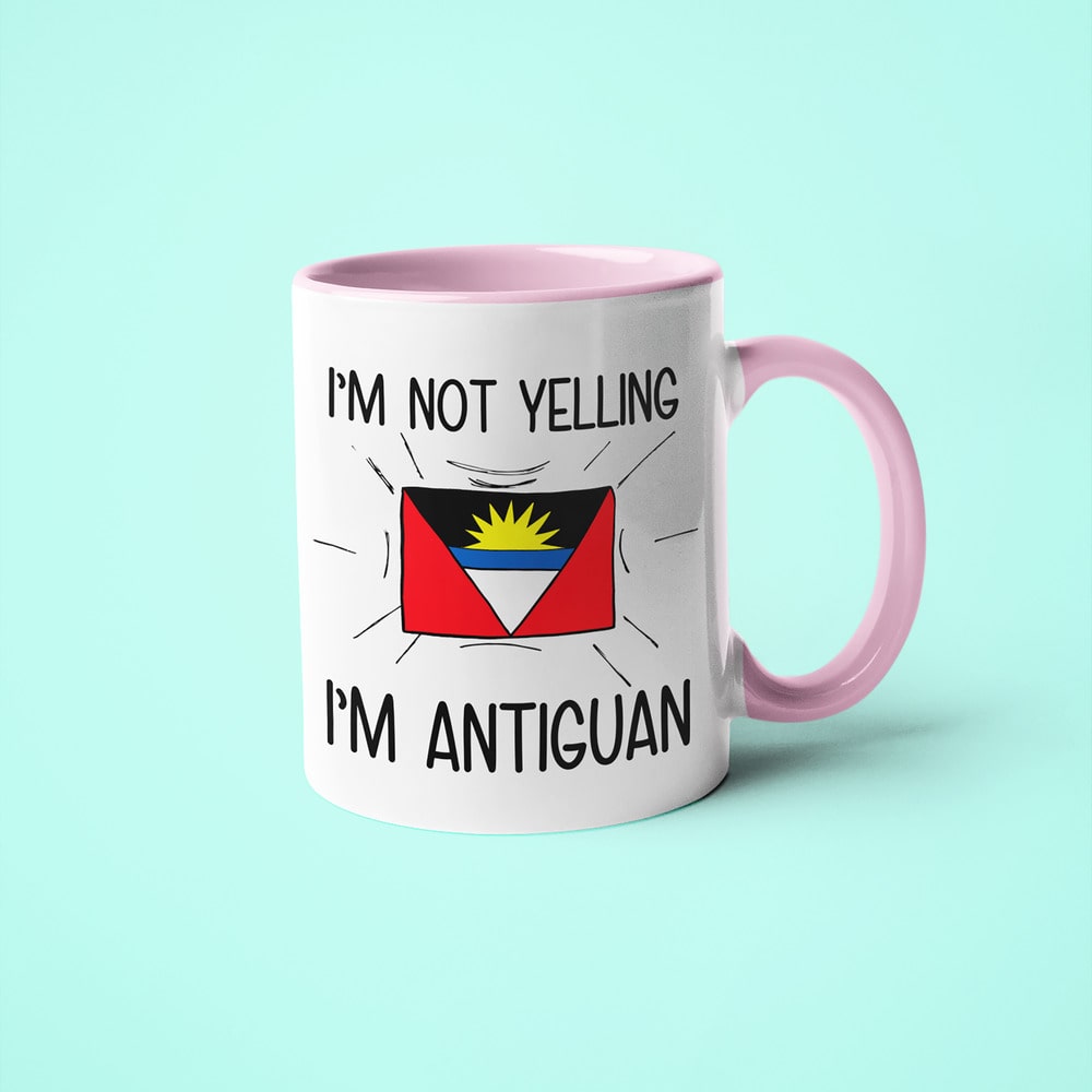 Antiguan Loud And Proud Coffee Mug, I'm Not Yelling I'm Antiguan Mug - KayoMugs