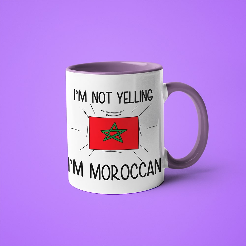 I'm Not Yelling I'm Moroccan Coffee Mug - Funny Gift For Moroccan - KayoMugs